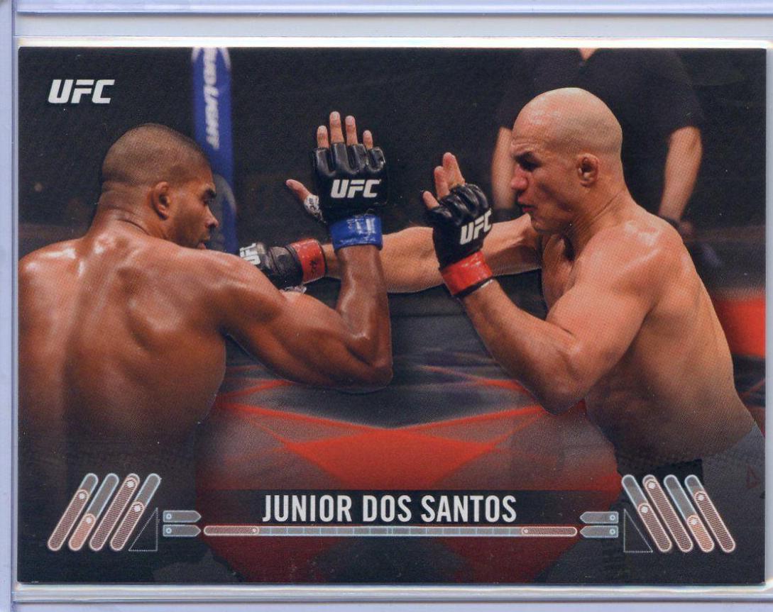 Junior Dos Santos 2017 Topps UFC Knockout Base #42 Red