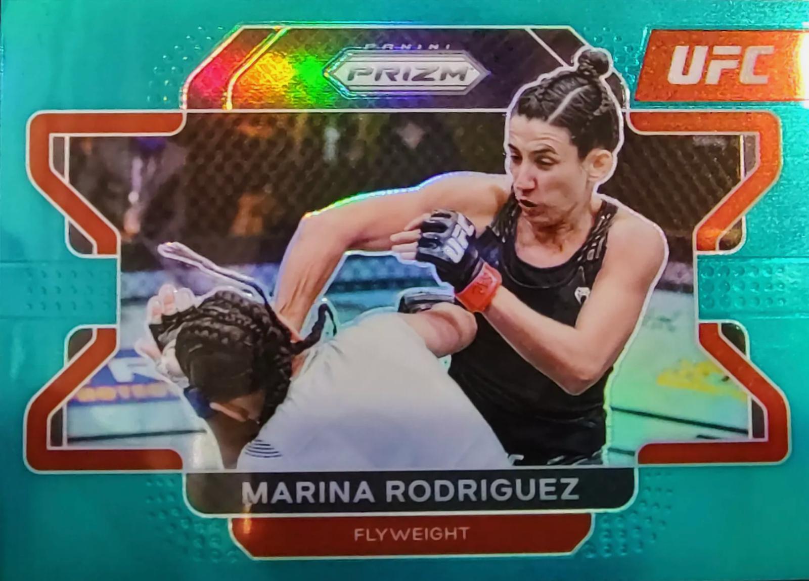 Marina Rodriguez 2022 Panini Prizm UFC Base #46 Teal