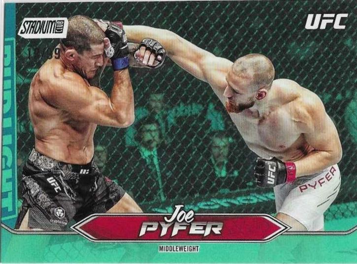 Joe Pyfer 2025 Topps Stadium Club UFC Base #89 Turquoise