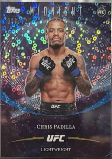 Chris Padilla 2026 Topps Midnight UFC Base #56 Moonrise
