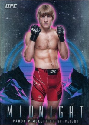 Paddy Pimblett 2024 Topps Midnight UFC Base #87 Topps Industry Conference Promo