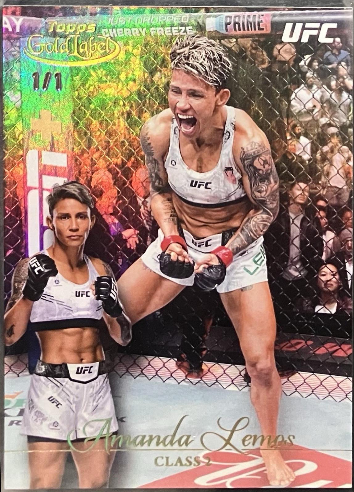 Amanda Lemos 2024 Topps Gold Label UFC Base Class II #14 Black