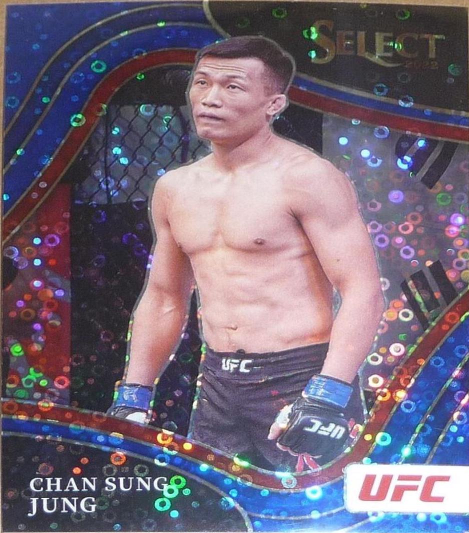 Chan Sung Jung 2022 Panini Select UFC Octagonside #275 Blue Disco