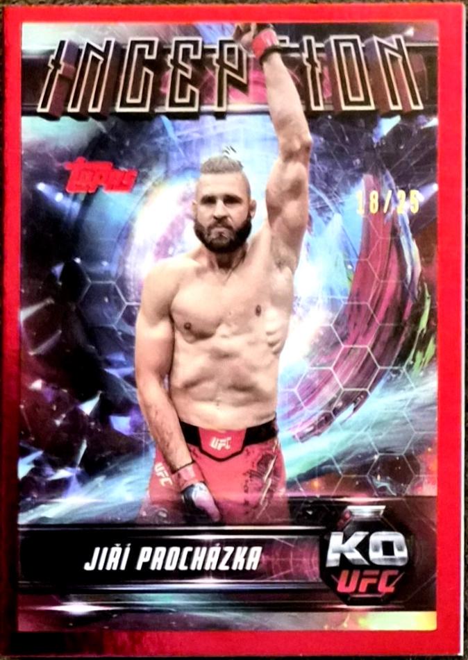 Jiri Prochazka 2025 Topps Knockout UFC Inception #IN-97 Red