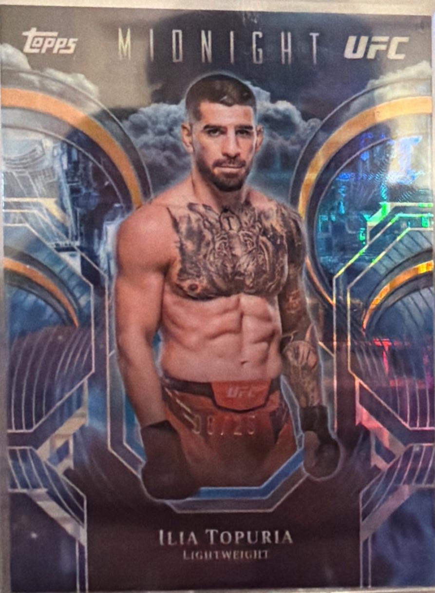 Ilia Topuria 2026 Topps Midnight UFC Night Watch #PC-22 Moonrise