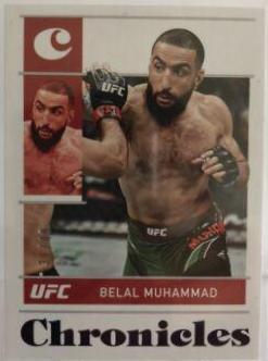 Belal Muhammad 2022 Panini Chronicles UFC Base Chronicles #36 Purple