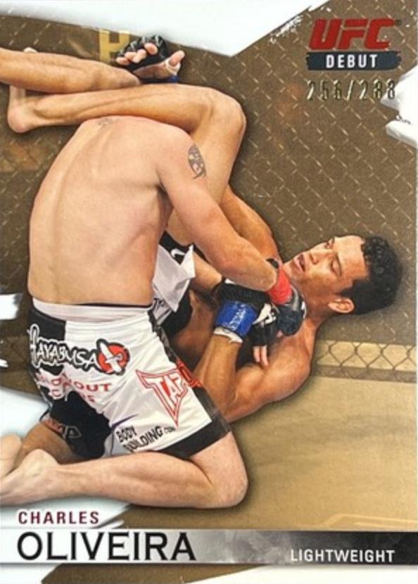 Charles Oliveira 2010 Topps UFC Knockout Base #147 Gold