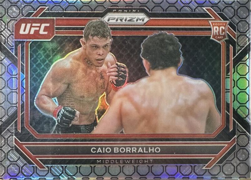 Caio Borralho 2023 Panini Prizm UFC Base #68 Octagon