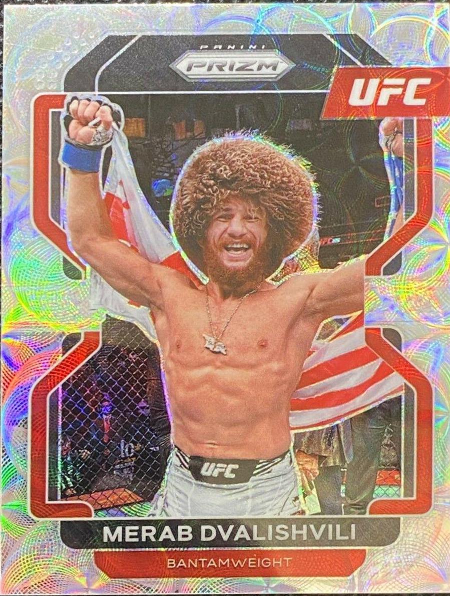 Merab Dvalishvili 2022 Panini Prizm UFC Base #198 Premium