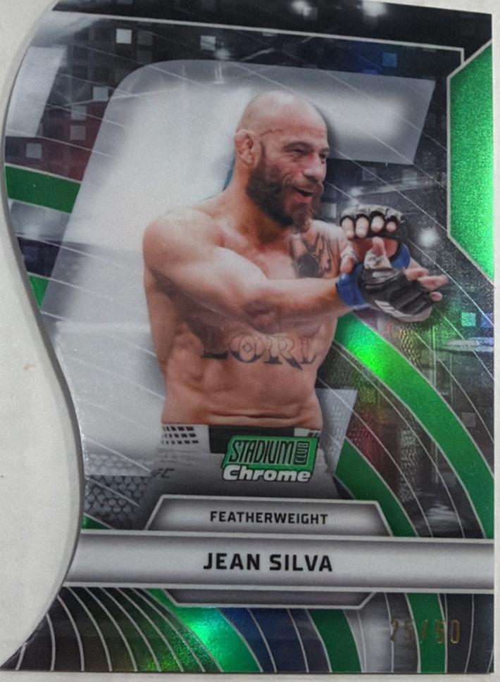 Jean Silva 2026 Topps Stadium Club UFC Triumvirates #TV-21 Red Refractor