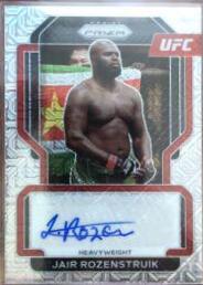Jairzinho Rozenstruik 2022 Panini Prizm UFC Signatures #56 Mojo