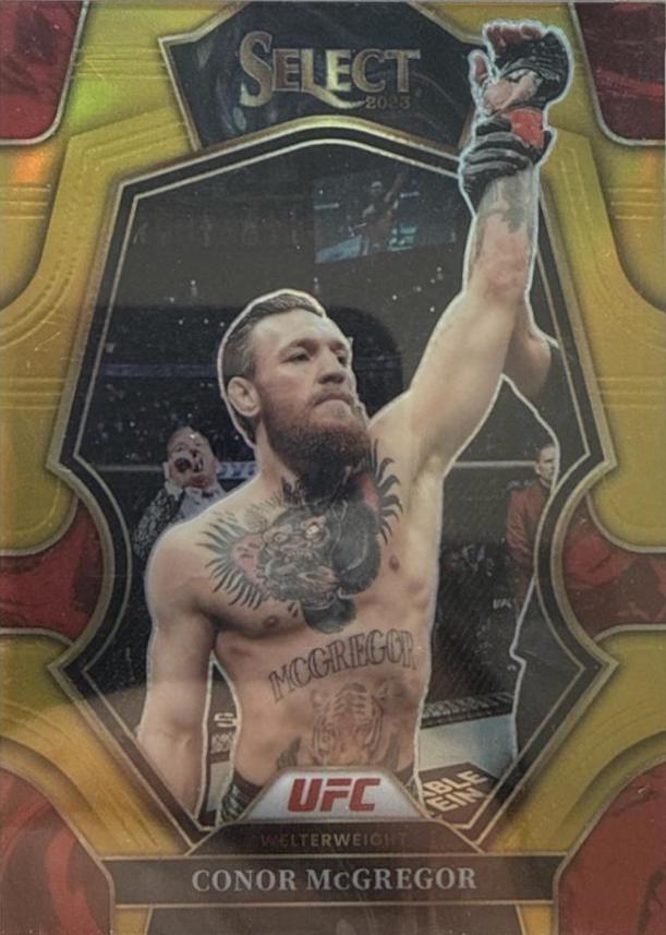 Conor McGregor 2023 Panini Select UFC Premier Level #102 Gold