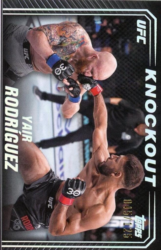 Yair Rodríguez 2024 Topps Knockout UFC Base #69 Holo Silver
