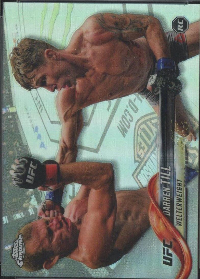 Darren Till 2018 Topps Chrome UFC Base #57 Refractor