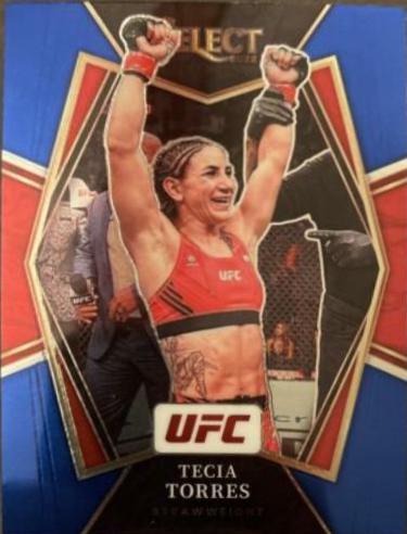 Tecia Pennington 2022 Panini Select UFC Premier Level #126 Blue Prizm