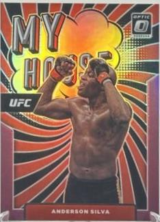 Anderson Silva 2022 Panini Donruss Optic UFC My House #9 Pink