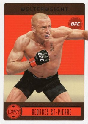 Georges St-Pierre 2023 Panini Chronicles UFC Base Legacy #148 Silver