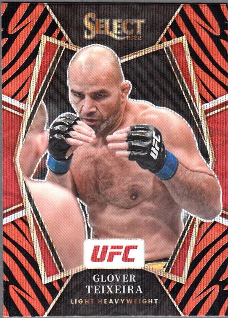Glover Teixeira 2022 Panini Select UFC Premier Level #113 Tiger