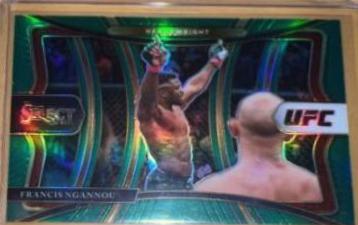 Francis Ngannou 2021 Panini Select UFC Premier Level #120 Green