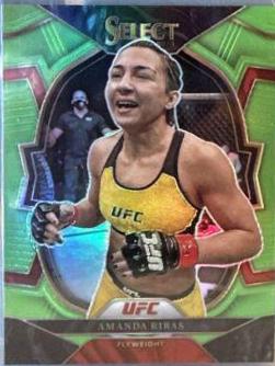 Amanda Ribas 2023 Panini Select UFC Concourse #88 Neon Green