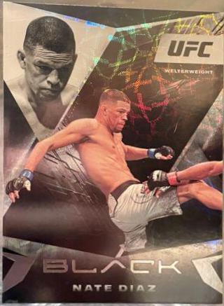 Nate Diaz 2021 Panini Chronicles UFC Base Black #118 Asia