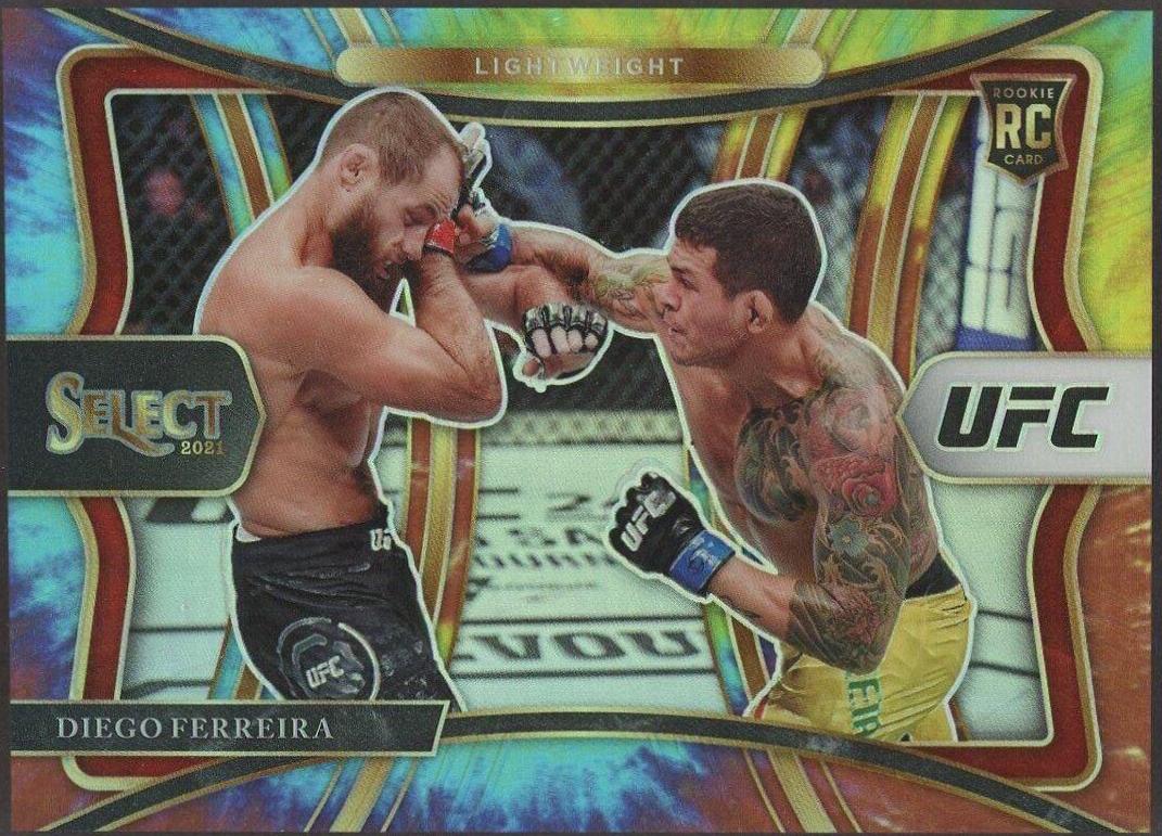 Diego Ferreira 2021 Panini Select UFC Premier Level #119 Tie Dye
