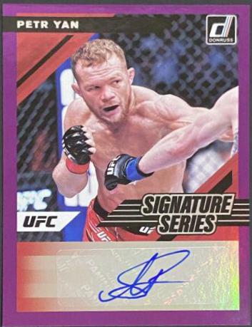 Petr Yan 2022 Panini Donruss UFC Signature Series #77 Purple