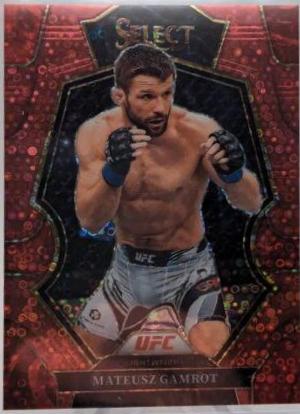 Mateusz Gamrot 2023 Panini Select UFC Premier Level #186 Red Disco