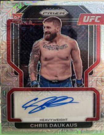 Chris Daukaus 2022 Panini Prizm UFC Signatures #SG-CDK Mojo