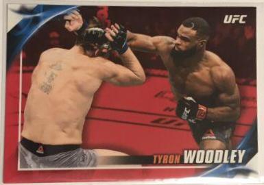 Tyron Woodley 2019 Topps UFC Knockout Base #90 Red
