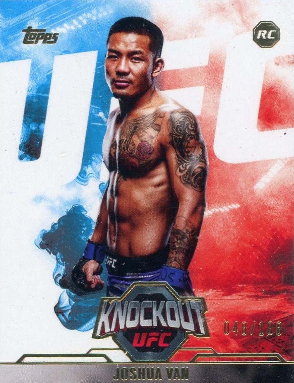 Joshua Van 2025 Topps Knockout UFC Base #11 Gold