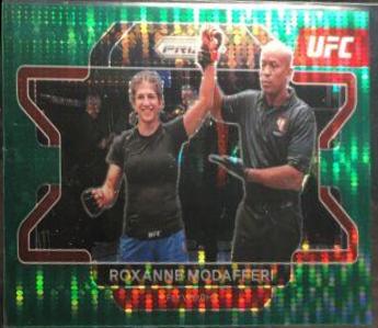 Roxanne Modafferi 2022 Panini Prizm UFC Base #40 Green Pulsar