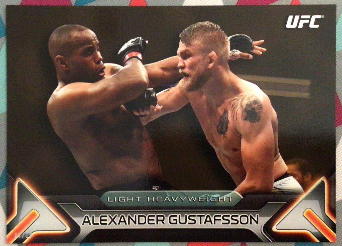 Alexander Gustafsson 2016 Topps UFC Knockout Base #13 Gold