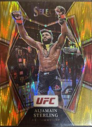 Aljamain Sterling 2022 Panini Select UFC Premier Level #153 Gold