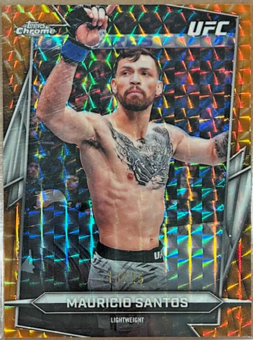 Mauricio Ruffy 2026 Topps Chrome UFC Base #178 Orange Geometric Refractor