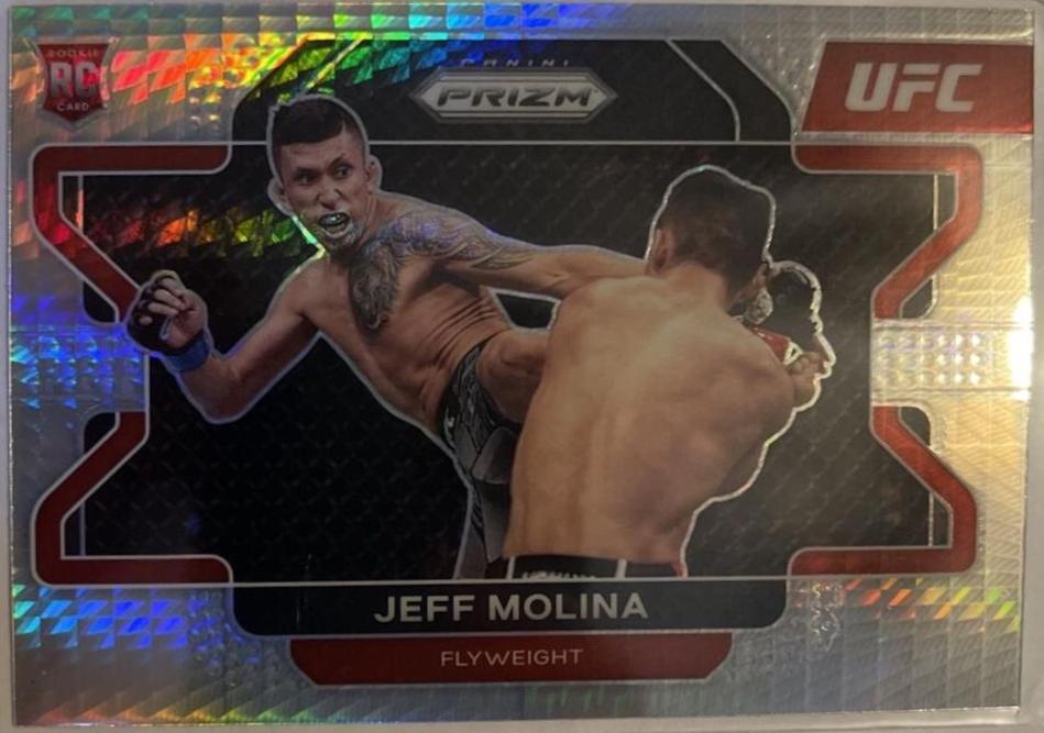 Jeff Molina 2022 Panini Prizm UFC Base #53 Hyper