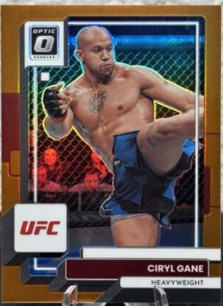 Ciryl Gane 2023 Panini Donruss Optic UFC Base #95 Orange