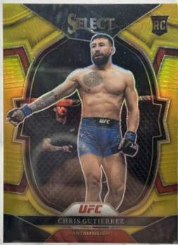 Chris Gutierrez 2023 Panini Select UFC Mezzanine #379 Gold
