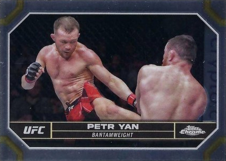 Petr Yan 2024 Topps Chrome UFC Base #156 Negative Refractor