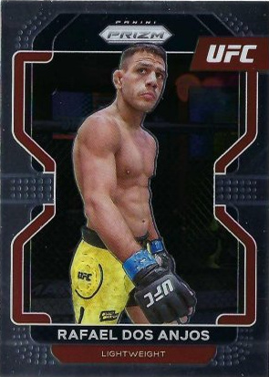 Rafael Dos Anjos 2022 Panini Prizm UFC Base #200 Black