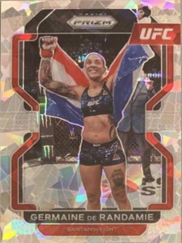 Germaine de Randamie 2022 Panini Prizm UFC Base #173 Ice
