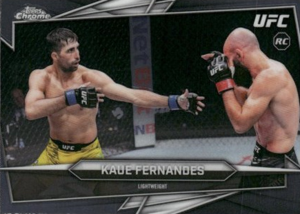 Kaue Fernandes 2026 Topps Chrome UFC Base #108 Red Refractor