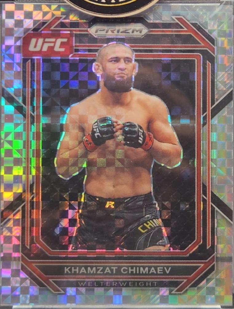 Khamzat Chimaev 2023 Panini Prizm UFC Base #150 Lucky Envelopes