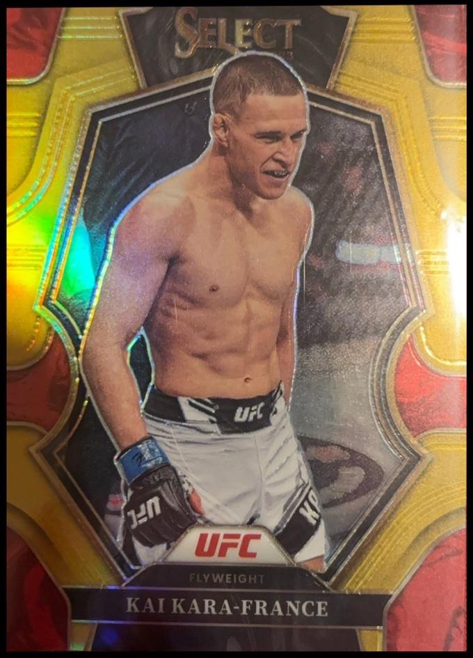 Kai Kara-France 2023 Panini Select UFC Premier Level #155 Gold