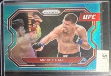Mickey Gall 2021 Panini Prizm UFC Base #193 Teal