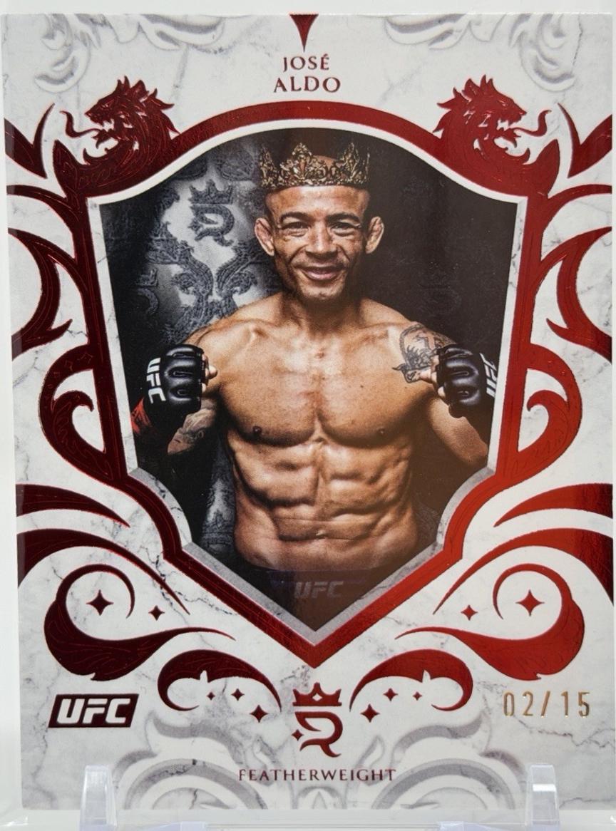 José Aldo 2025 Topps Royalty UFC Base #54 Red