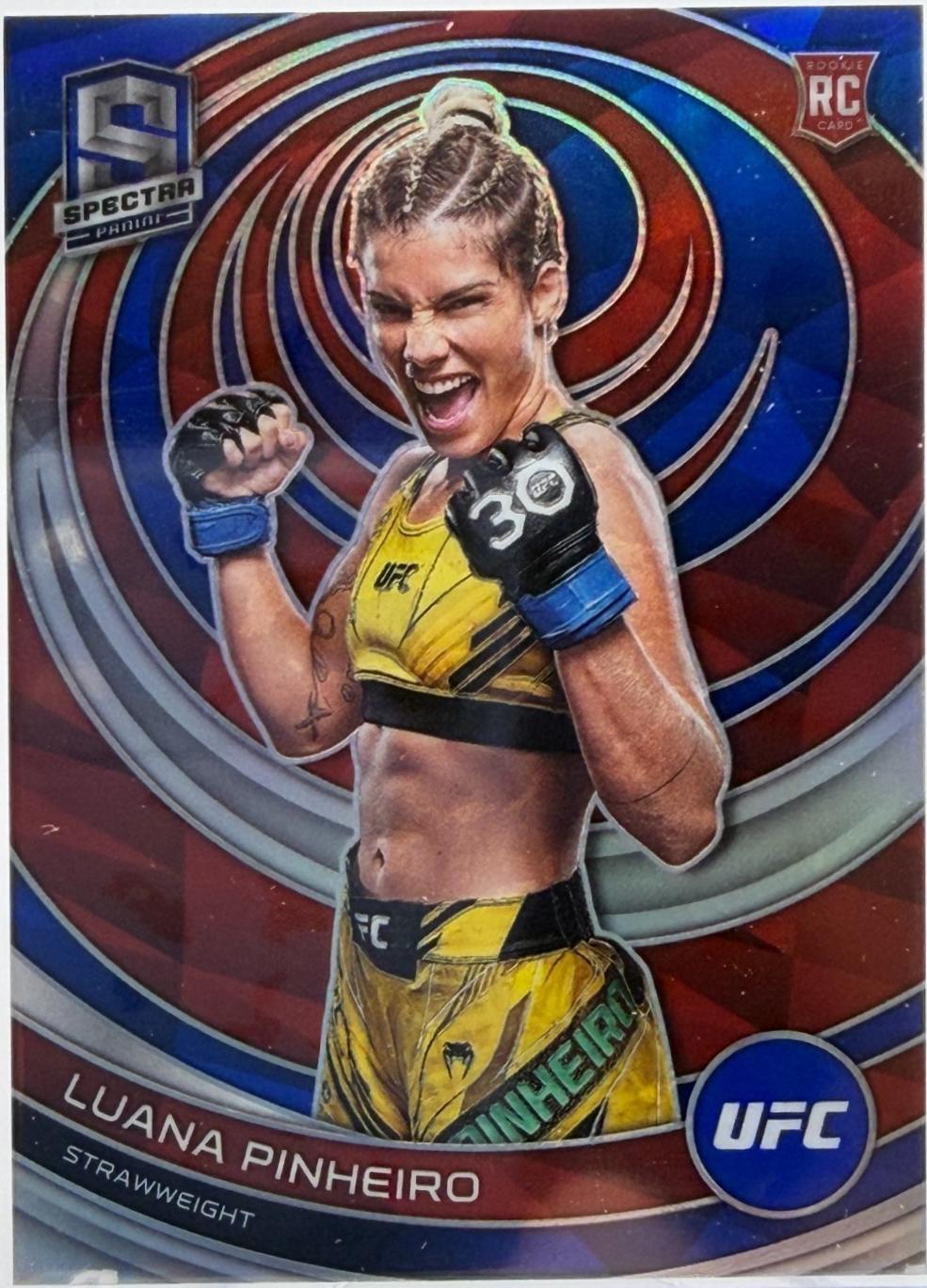 Luana Pinheiro 2023 Panini Chronicles UFC Base Spectra #390 Blue