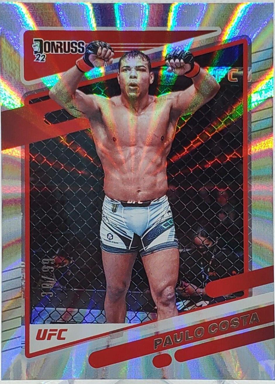Paulo Costa 2022 Panini Donruss UFC Base #66 Silver