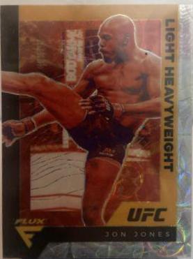 Jon Jones 2021 Panini Chronicles UFC Base Flux #246 Asia Gold