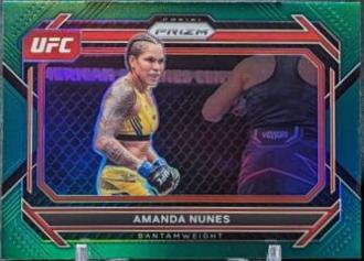 Amanda Nunes 2023 Panini Prizm UFC Base #66 Green